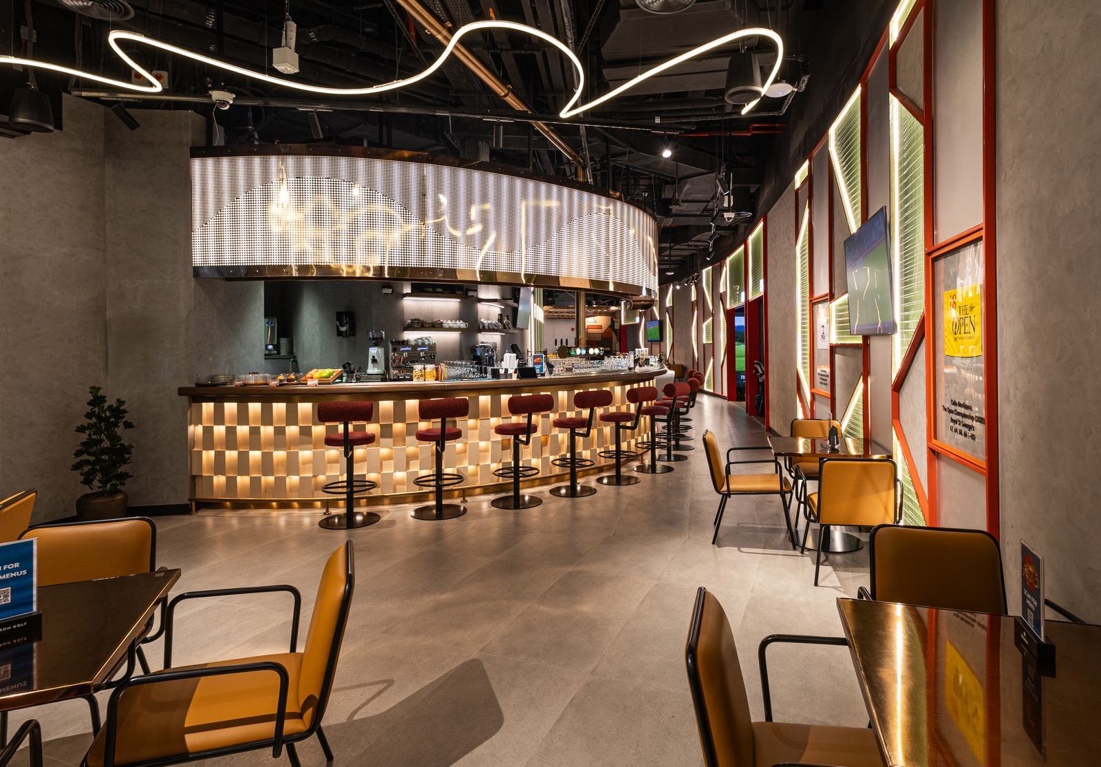 Five Iron Golf Business Bay bar and event space